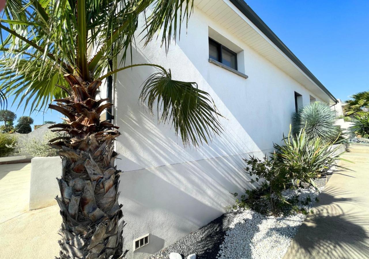 Villa Contemporaine Avec Piscine Chauffee Proche Des Plages Sauvian 외부 사진