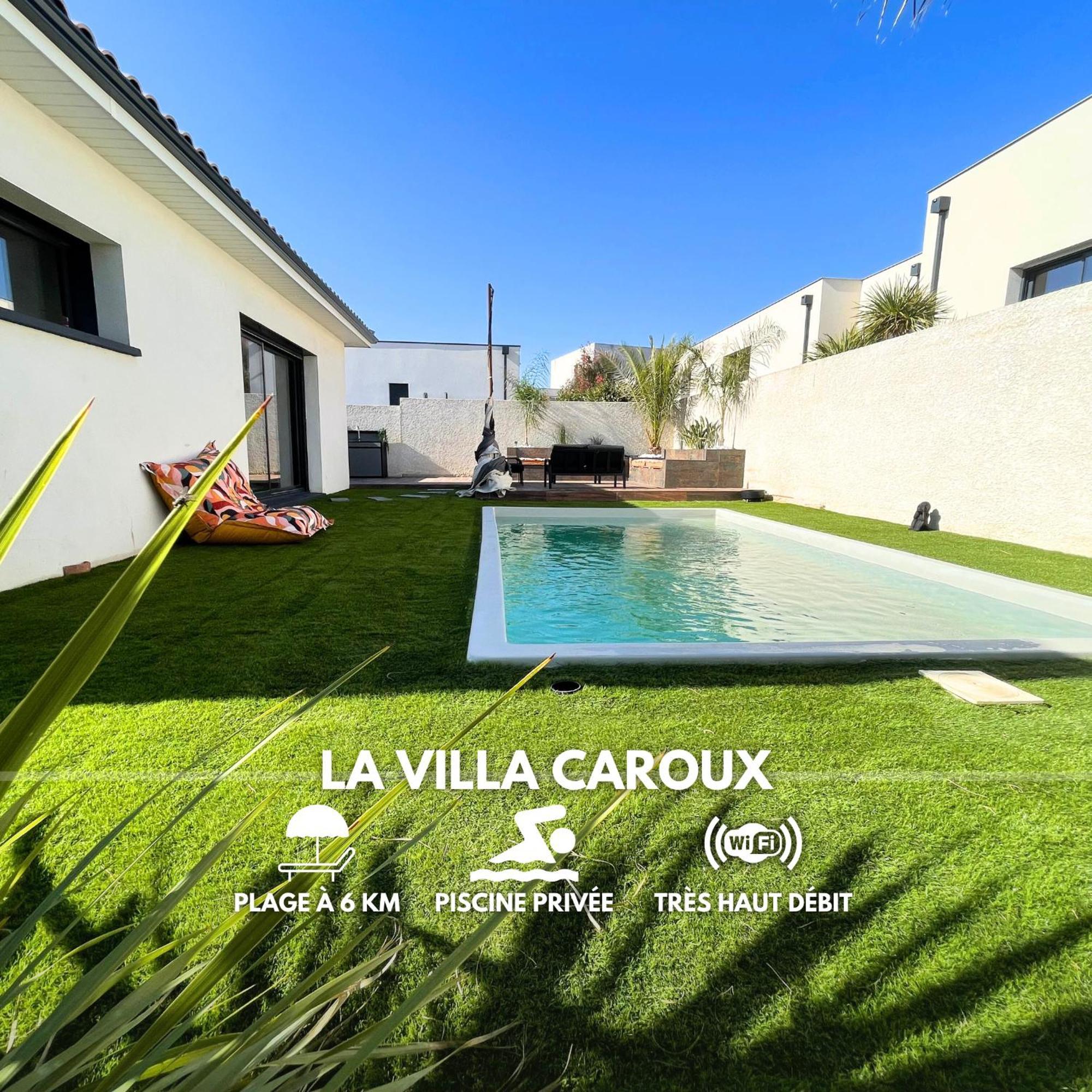 Villa Contemporaine Avec Piscine Chauffee Proche Des Plages Sauvian 외부 사진